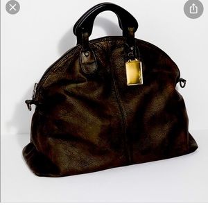 Wooden handle, Free People Willow vintage handbag